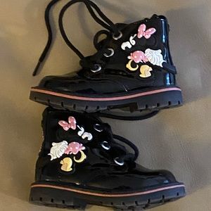 Minnie Mouse combat boots! Good condition!